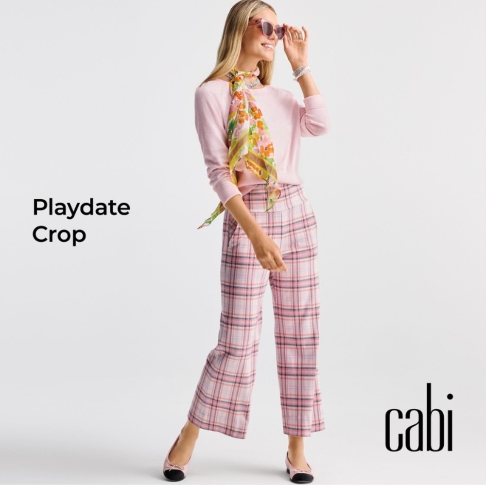 Cabi Playdate Crop Pants, Spring 23 Collection, NWT